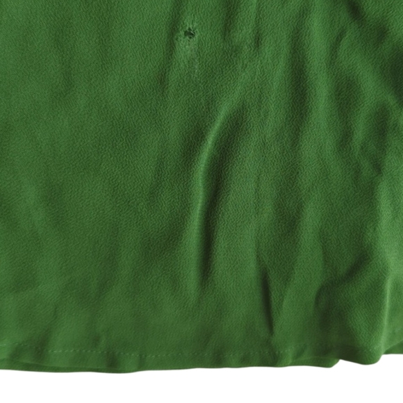 NWT | Reformation | Sandy Beth Moss Green Puff Sleeve Midi Dress - Picture 13 of 13